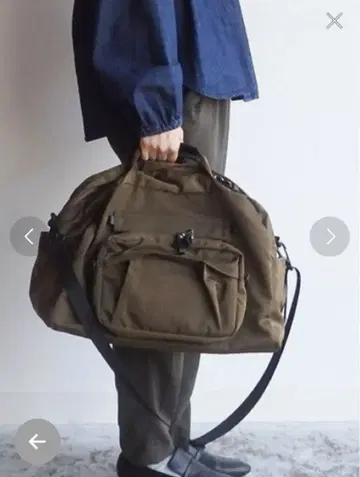 EARTH MADE DETACHABLE 2WAY 파우치 보스턴 백