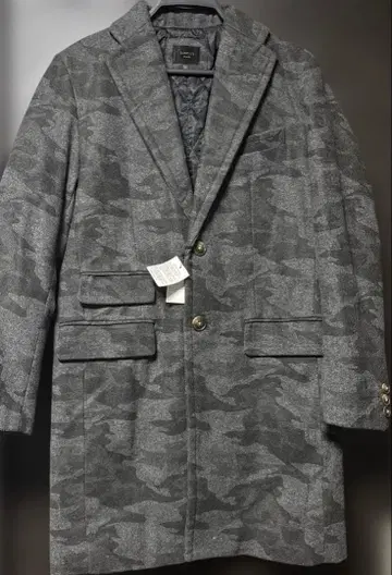 SURPLUS BLACK 새상품 그레이 카모플라쥬 M 사이즈 롱 코트