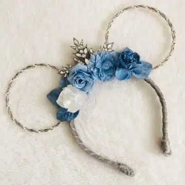 미키마우스 모양 머리띠 LED 포함