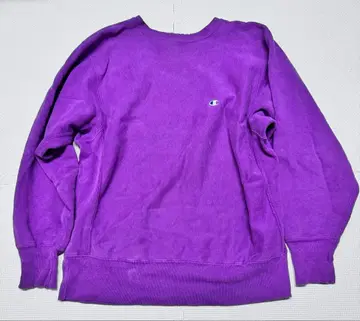 90s 리버스 위브 맨투맨 챔피온 퍼플 보라색 USA제 L