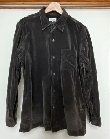 Paul Smith 코듀로이 셔츠 L 다크 브라운