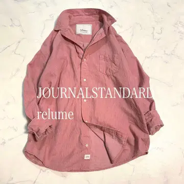 레리움 저널 스탠다드 코듀로이 셔츠 핑크