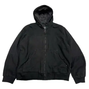 G.H.BASS & CO. 보아 안감 워크 후드티 / 블랙 / XL