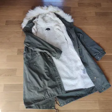 Hush Hush 올리브색 모즈 코트 L 사이즈