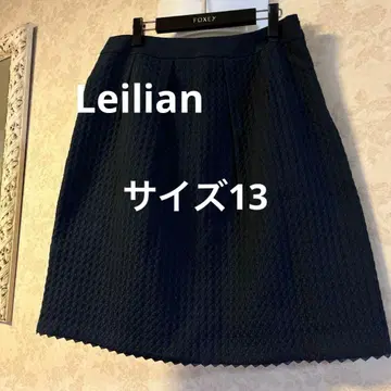 새상품급 빅 사이즈 13 레리안 스커트 네이비 일본제