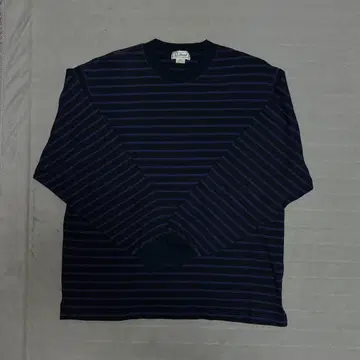 L.L.Bean 보더 롱티 네이비/퍼플 스트라이프