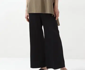 르 필 새상품 글로시 새틴 팬츠