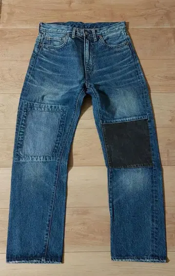 RNA-N 패치워크 스트레이트 데님