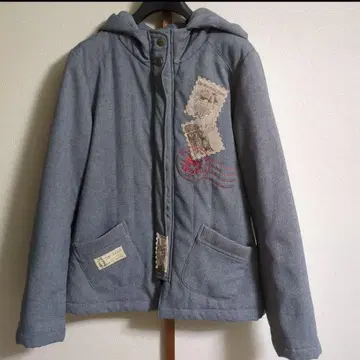 다얀 집업 후드티 블루종 코트