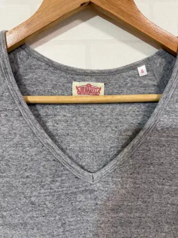 HRM 스트레치 플라이스 그레이 V넥 사이즈 3