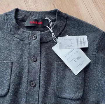 CABaN 코튼 캐시미어 크루넥 가디건