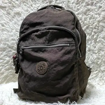 Kipling SEOUL 나일론 백팩 참 포함 A4 PC 수납