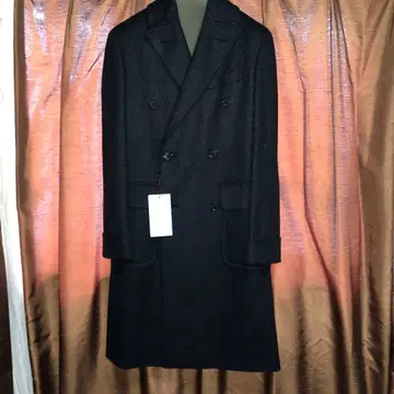 CARUSO 더블 브레스트 체스터 코트