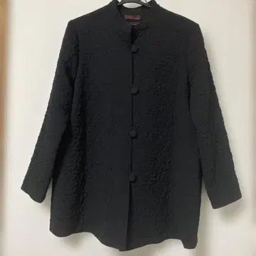 시선당 노카라 자켓 블랙 코트 아우터 충전솜