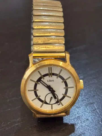 Libre 골드 쿼츠 시계