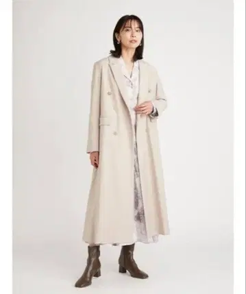 snidel 백 플레어 롱 자켓 코트