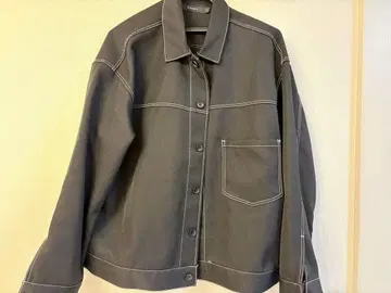 블랙 스티치 자켓