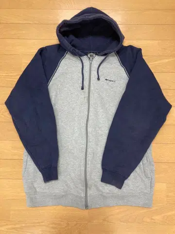 90s Vans USA 래글런 집업 후드티