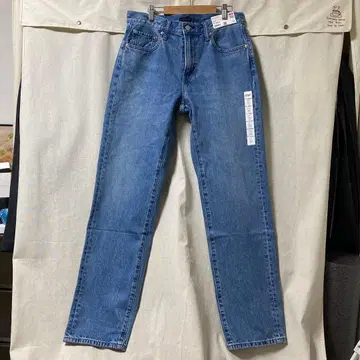 새상품 무료배송 유니클로 레귤러 핏 진(긴 길이) 31 블루