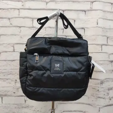 새상품 베베다얀 보더 퀼트 숄더백 블랙