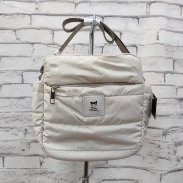 새상품 베베다얀 보더 퀼트 숄더백 아이보리