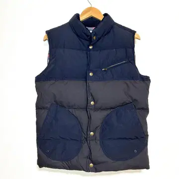 다운 80% 사용 [DUFFER] 다운 베스트 L 사이즈 체크 안감