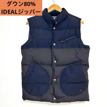 다운 80% 사용 [DUFFER] 다운 베스트 L 사이즈 체크 안감