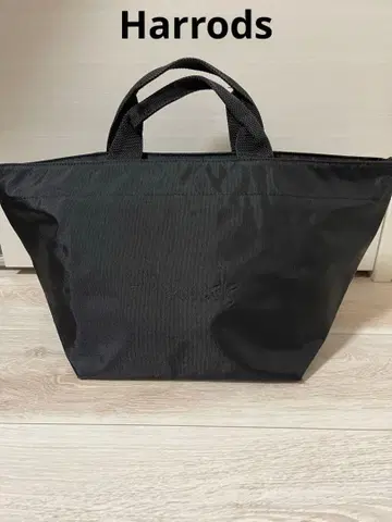 해롯 나일론 토트백 블랙