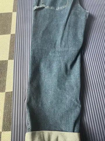 유니클로 다크 블루 데님