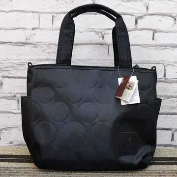 새상품 베베다얀 도트 엠보싱 2WAY 토트백 블랙