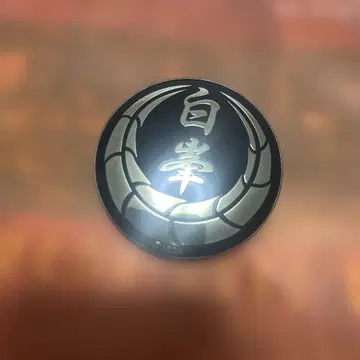 용과 같이 금 도금 대문 캔뱃지 백봉회