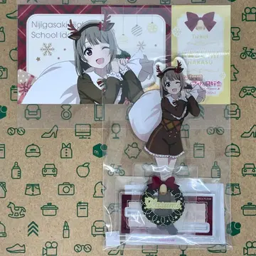 나카스 카스미 아크릴 스탠드+티켓풍 카드 루돌프풍 의상 ver.