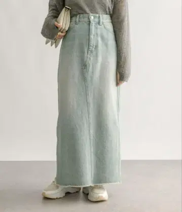 익명 배송 리브 MONN.:. DENIM 스커트 38 사이즈 블루