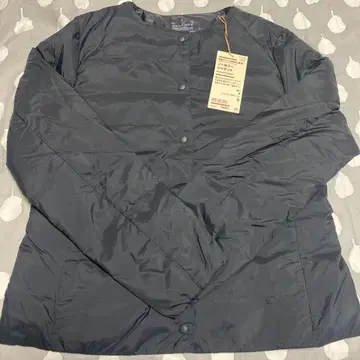 노카라 다운 자켓 S 사이즈 블랙