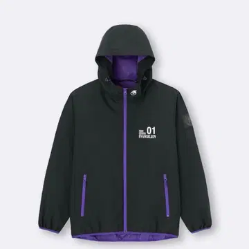 GU 윈드 블루 파쉘 후드티 에반게리온