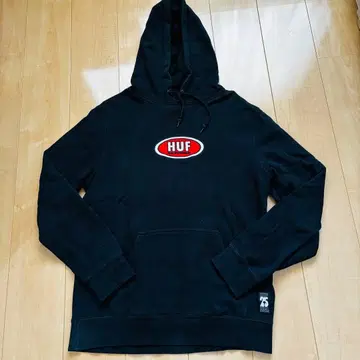 HUF 블랙 후드티 25주년 기념