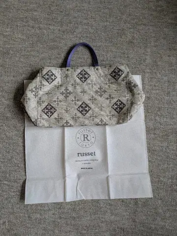 russet 그레이 토트백