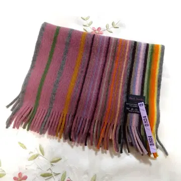 폴스미스 멀티 스트라이프 캐시미어 100%