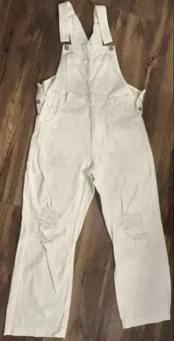 WEGO 오버롤 화이트 S