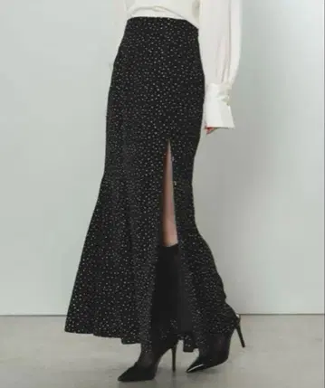 SENEE 슬릿 머메이드 스커트