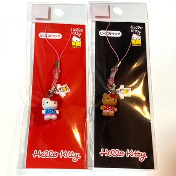 헬로키티전 비즈 스트랩 세트