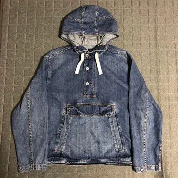 00s GAP 명작 복각 데님 아노락 후드티 올드 갭