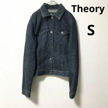 Theory 데님 자켓 4 S 일본제 스트레치 G 자켓 인디고