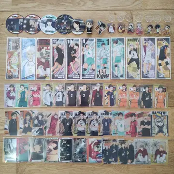 하이큐!! 카드, 롱 스티커, 코스터, 미니 아크릴 스탠드 세트