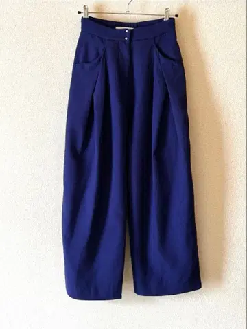 [ UN3D. ] 아쓰리드 트리플 핀턱 팬츠 (블루)