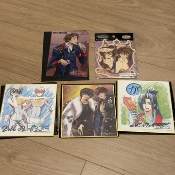 코드기어스 굿즈 (색지 3장, 엽서 1장, 스티커 1장)