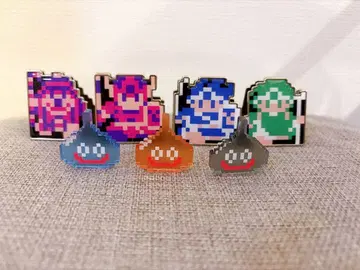 드래곤 퀘스트 도트 클립 4체 세트 & 도트 슬라임 세트 용사