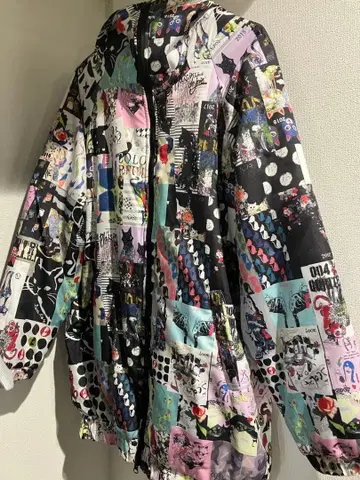 스칼라 역대 고양이 패턴 아우터