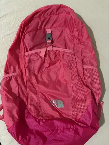 THE NORTH FACE 핑크 메쉬 백팩