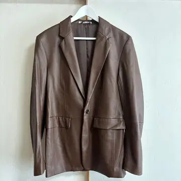 ZARA 가죽 자켓 브라운 M 사이즈